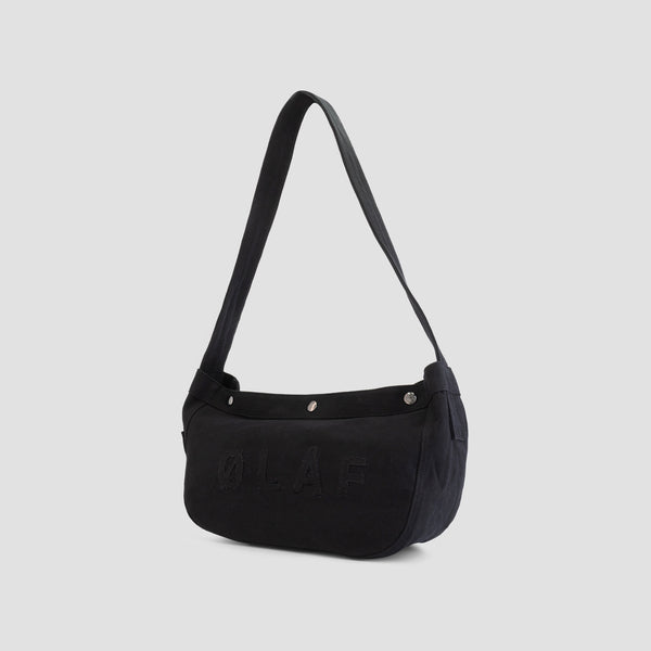 olaf hussein Small Newspaper Bag Black