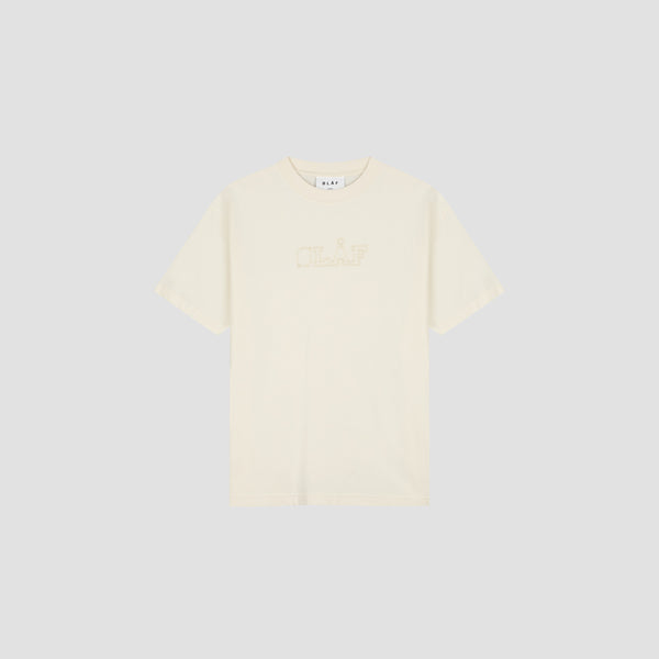 Olaf Hussein Stitched Varsity Tee Off White