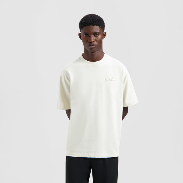 olaf hussein Studio Tee Off White