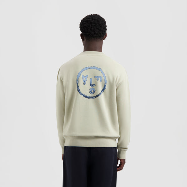 olaf hussein Sunscreen Face Crewneck Light Sage