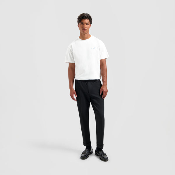 Olaf Hussein Tailored Slim Elasticated Pants Black