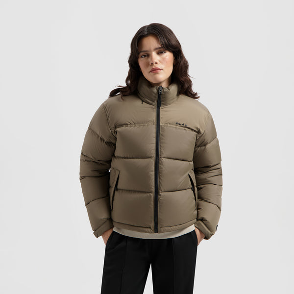 olaf hussein WMN Puffer Jacket Taupe