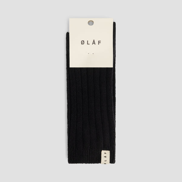 Olaf Hussein Wool Socks Black