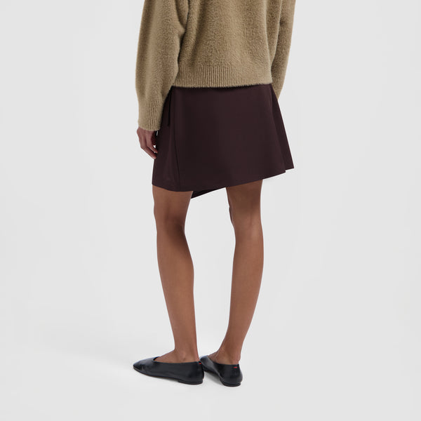 Olaf Hussein Wrap Skirt Hot Fudge
