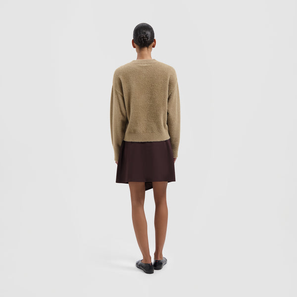 Olaf Hussein Wrap Skirt Hot Fudge