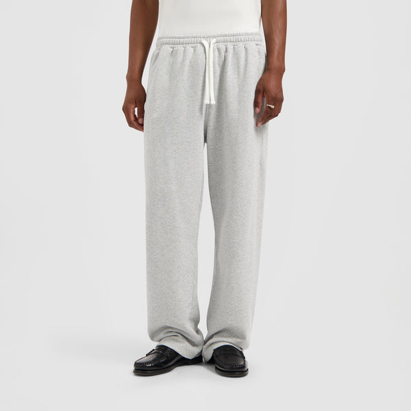 olaf hussein Signature Straight Leg Sweat Pant Heather Grey