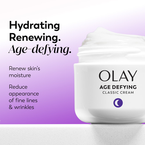 Olay Age Defying Classic Night Cream Face Moisturizer