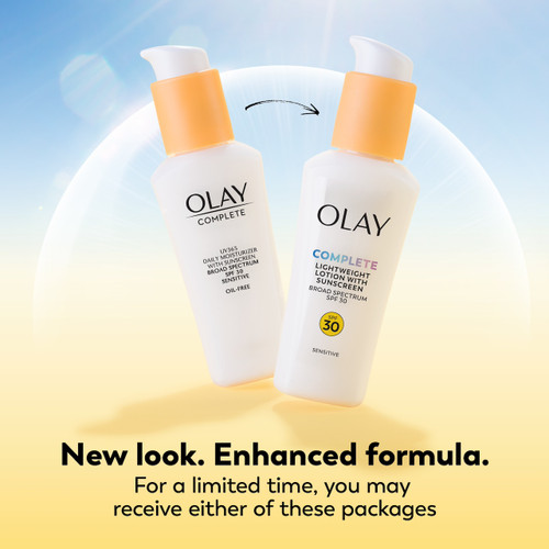 Olay Complete Lotion Moisturizer Sensitive SPF 30 SPF Provides Long-lasting Hydration For Sensitive Skin