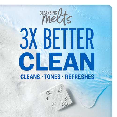 Olay Olay Cleansing Melts + Retinol Lifts Away Makeup Oil And Dirt Without Drying The Skin