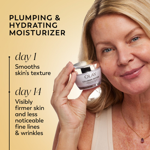 Olay Olay Collagen Peptide Moisturizing Cream Stand Firm With Your Skin