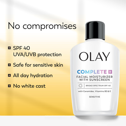 Olay Olay Complete + Daily Facial Moisturizer With Sunscreen Broad Spectrum SPF 40