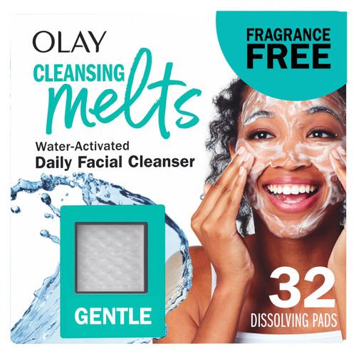 olay Olay Gentle Cleansing Melts Lifts Away Makeup Oil And Dirt Without Drying The Skin