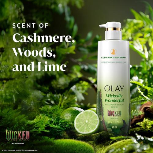 olay Olay Limited Edition Serum Body Wash Wickedly Wonderful 20 fl oz Elphaba's Edition Hydrating Body Wash