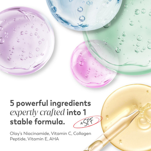 Olay Olay Super Cream With Sunscreen SPF 30 Ultra Lightweight SPF Face Moisturizer 5 Skin Benefits In 1