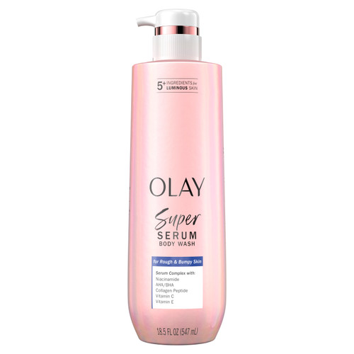 olay Olay Super Serum Body Wash for Rough & Bumpy Skin 5 Visible Skincare Benefits in 1