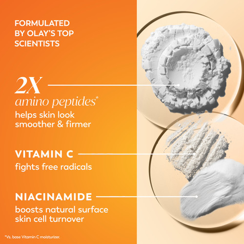 Olay Olay Vitamin C MAX Lightweight Hydrating Moisturizer See 2X Brighter Skin In 1 Month*