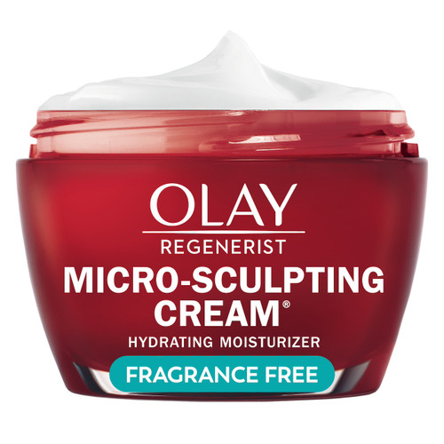 olay Regenerist Micro-Sculpting Cream Moisturizer Fragrance Free Your best moisturizer comes in a little Red Jar