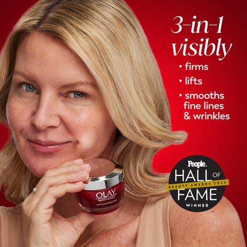 Olay Regenerist Micro-Sculpting Cream Moisturizer Hydrates For Tighter Firmer Skin