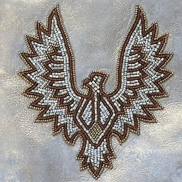 Old Gringo BEADED EAGLE CROSSBODY GOLD