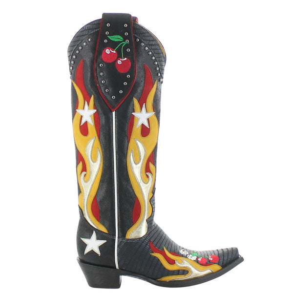 old gringo FLAMES BOOT - WOMEN'S