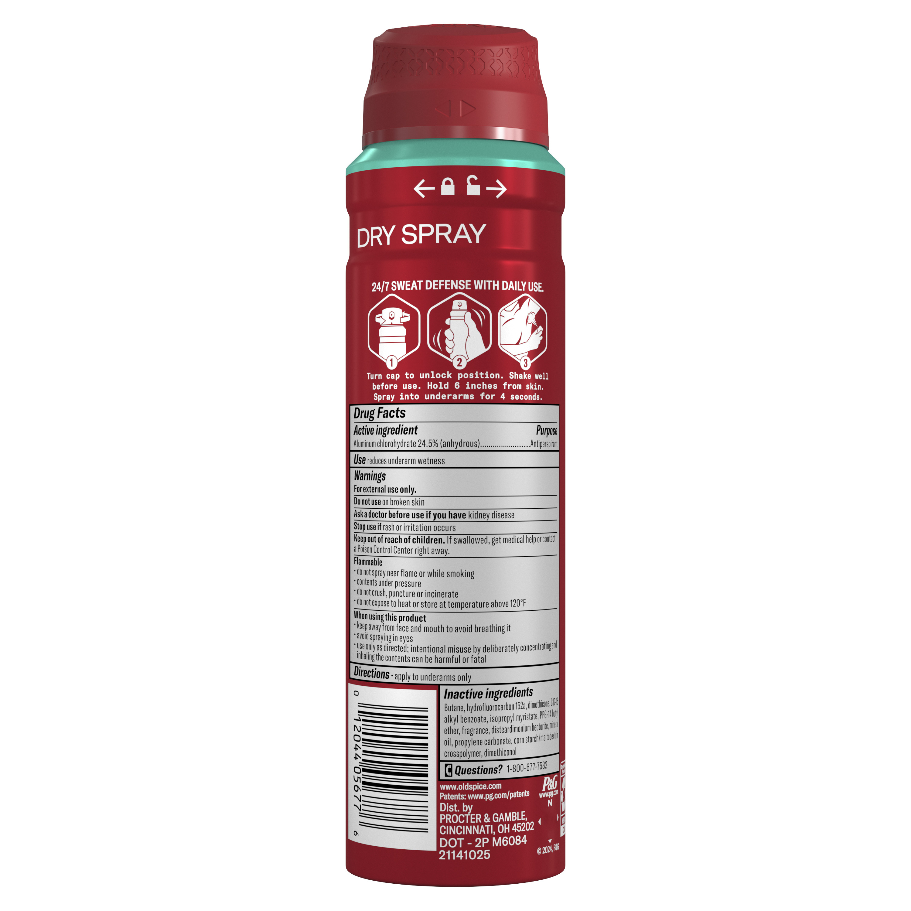 Old Spice Old Spice Antiperspirant And Deodorant For Men Pure Sport Scent 4.3 Oz
