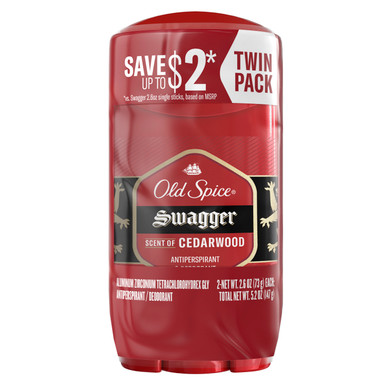 old spice Old Spice Antiperspirant and Deodorant Swagger 2x 2.6 Oz