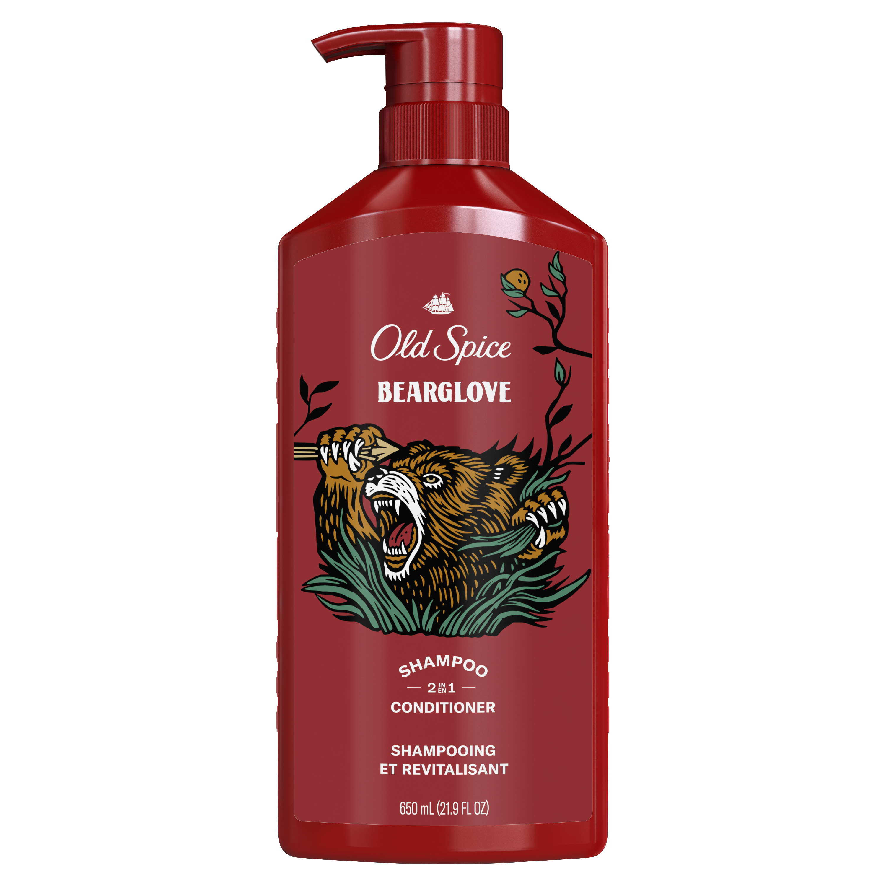 old spice Old Spice Bearglove 2in1 Shampoo and Conditioner for Men 22 fl Oz