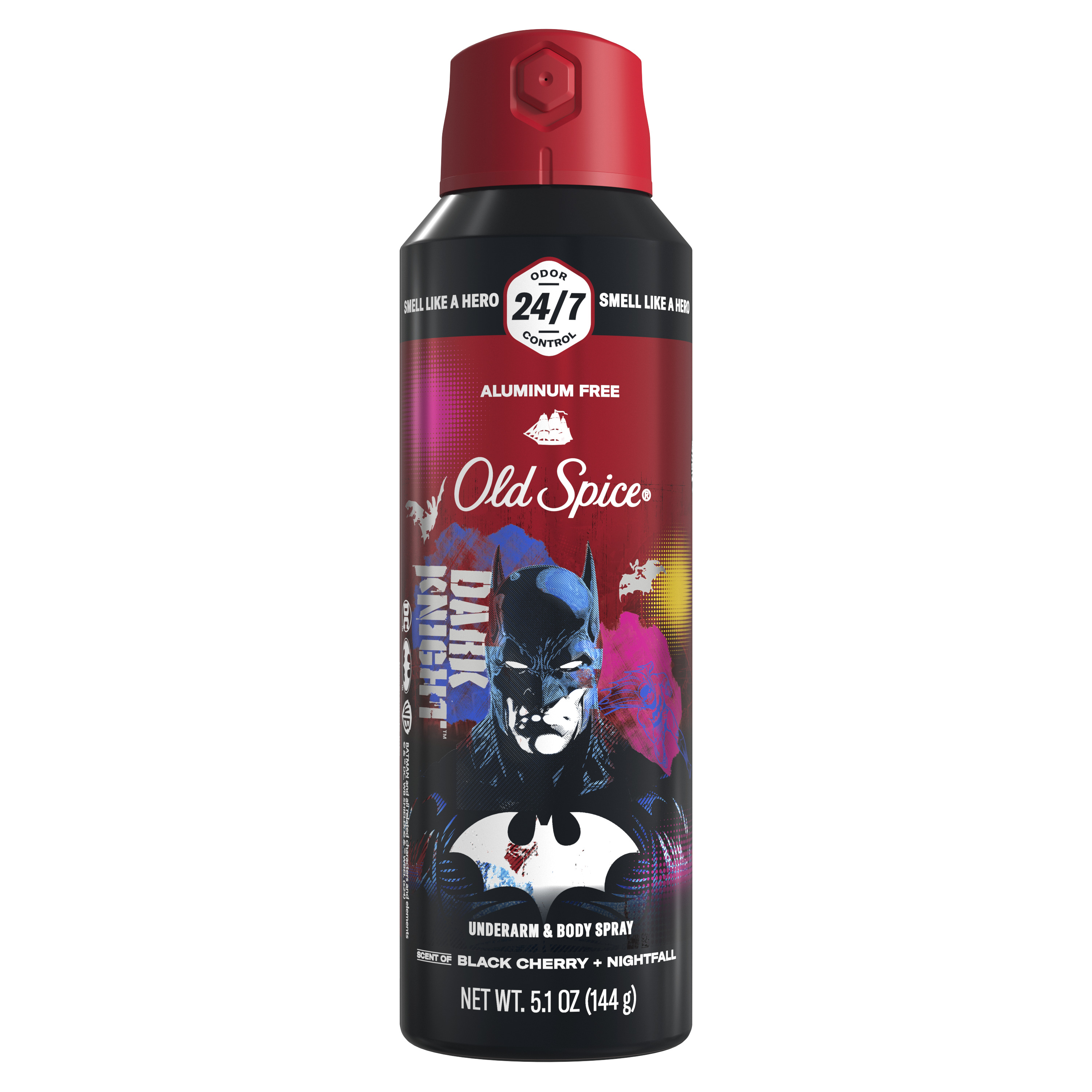 old spice Old Spice Body Spray Deodorant 24/7 Freshness Batman 5.1 Oz