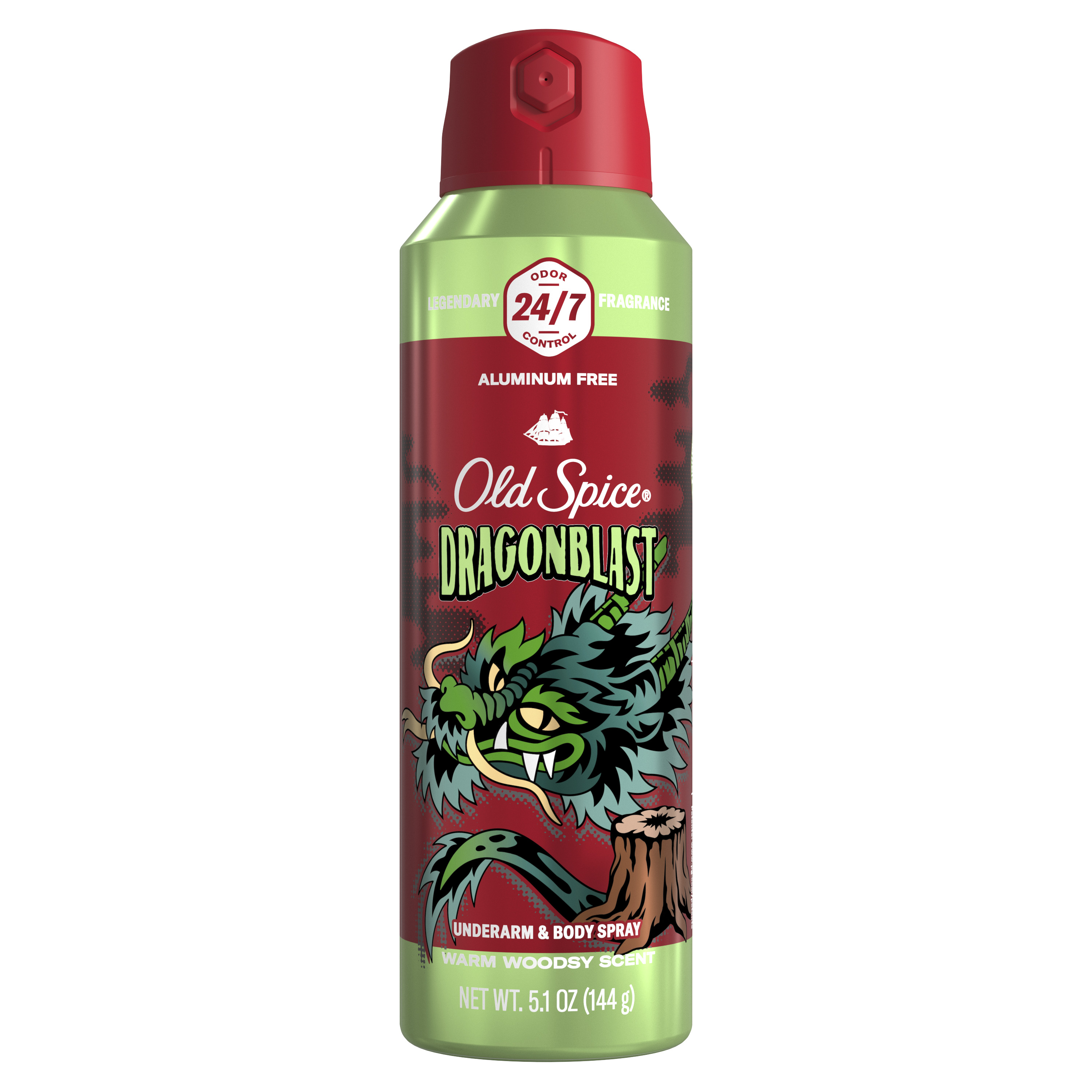 old spice Old Spice Body Spray Deodorant 24/7 Freshness Dragonblast 5.1 Oz