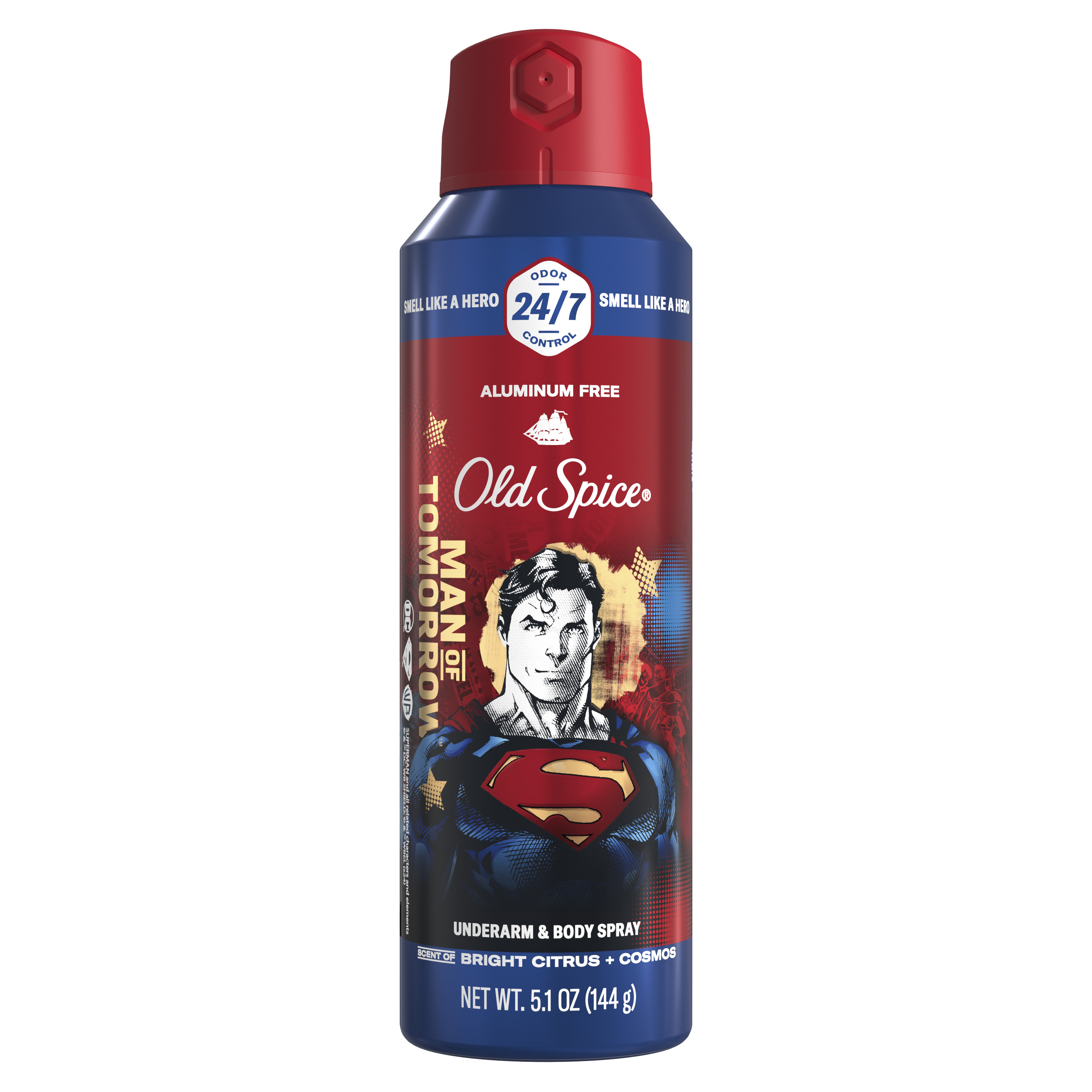 old spice Old Spice Body Spray Deodorant 24/7 Freshness Superman 5.1 Oz