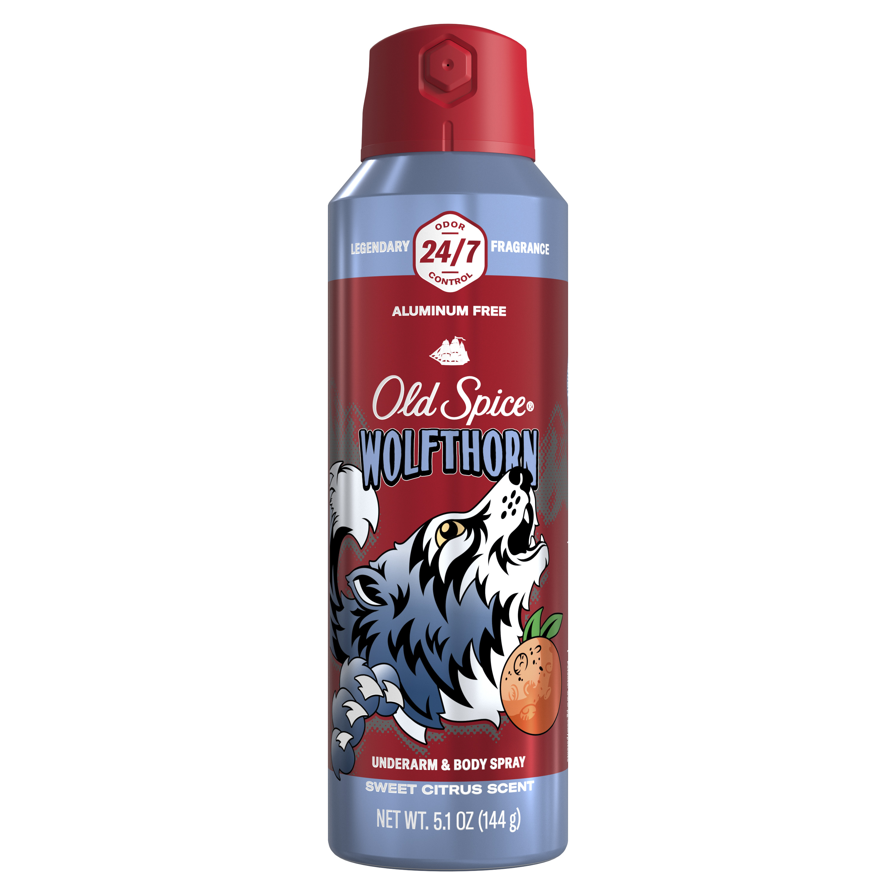 old spice Old Spice Body Spray Deodorant 24/7 Freshness Wolfthorn 5.1 Oz