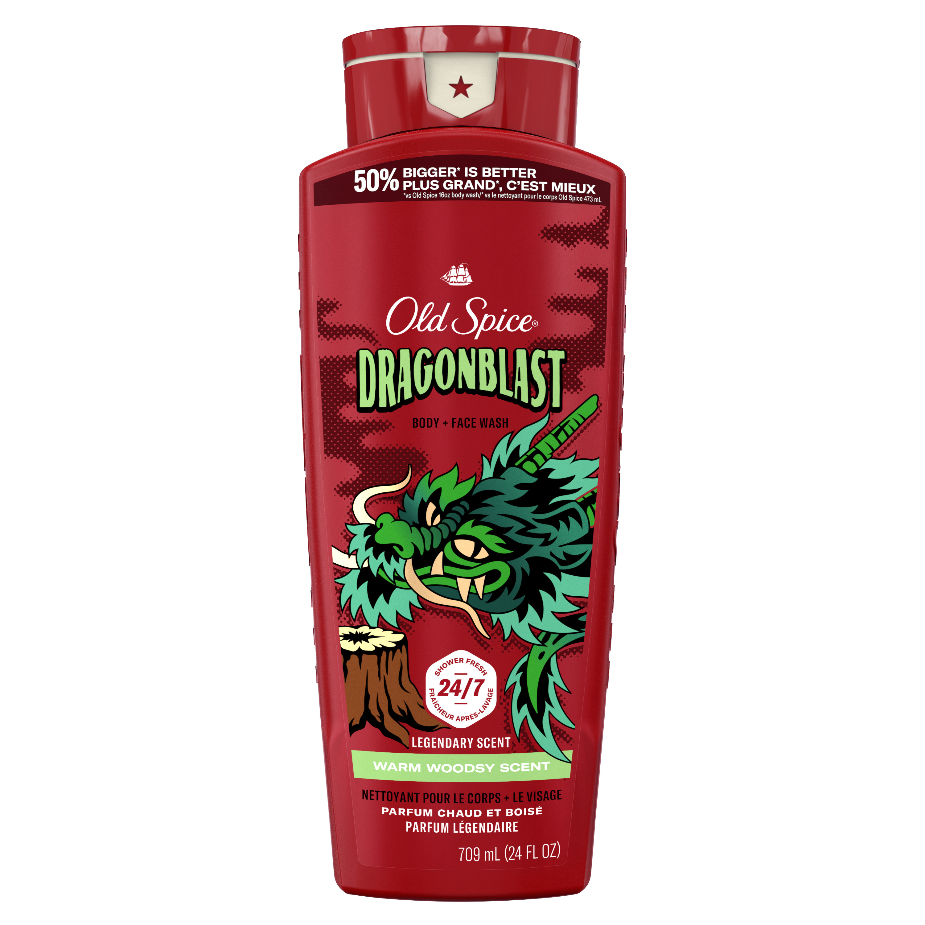 old spice Old Spice Body Wash for Men 24/7 Shower Clean Dragonblast 24 Oz