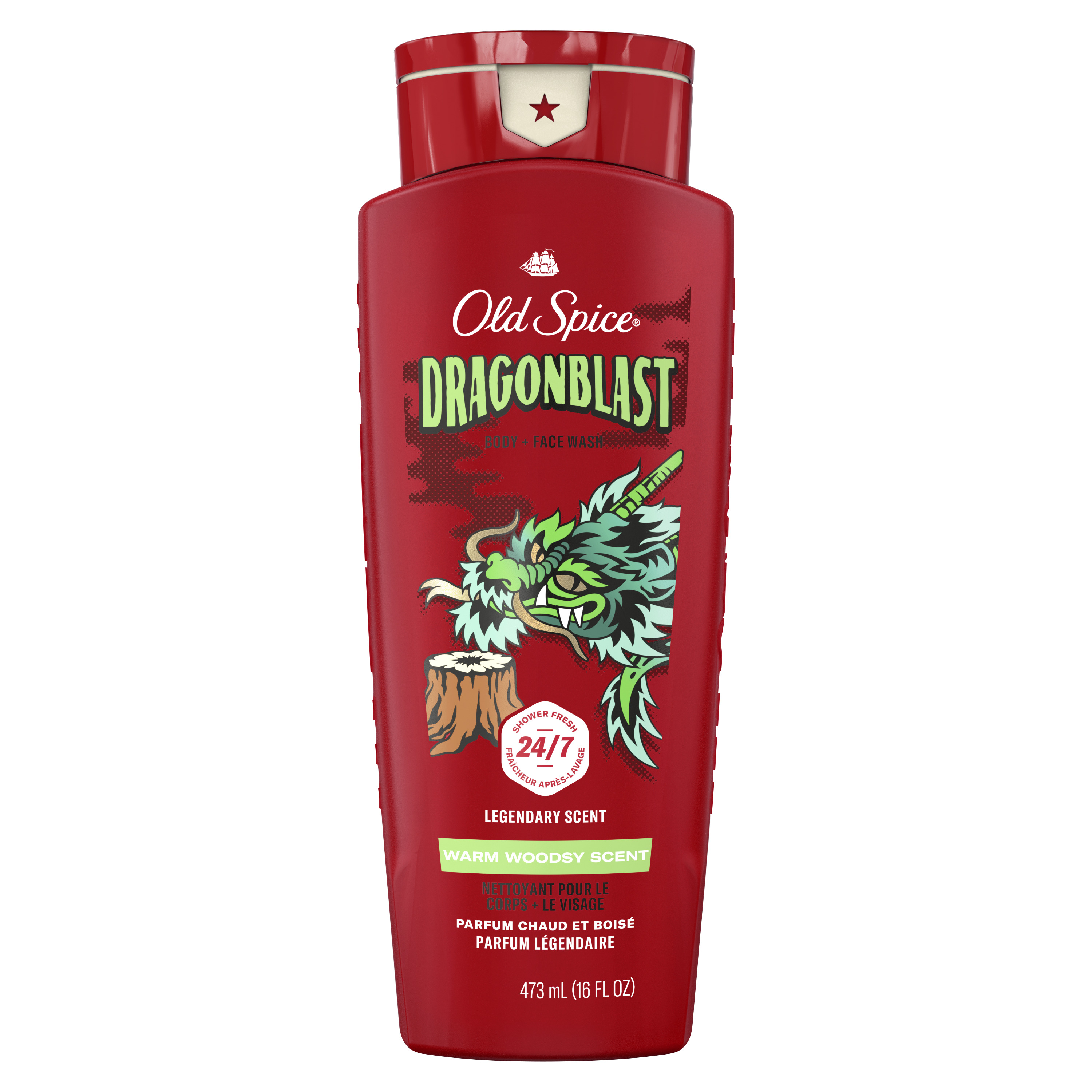 old spice Old Spice Body Wash for Men 24/7 Shower Clean Dragonblast 16 Oz