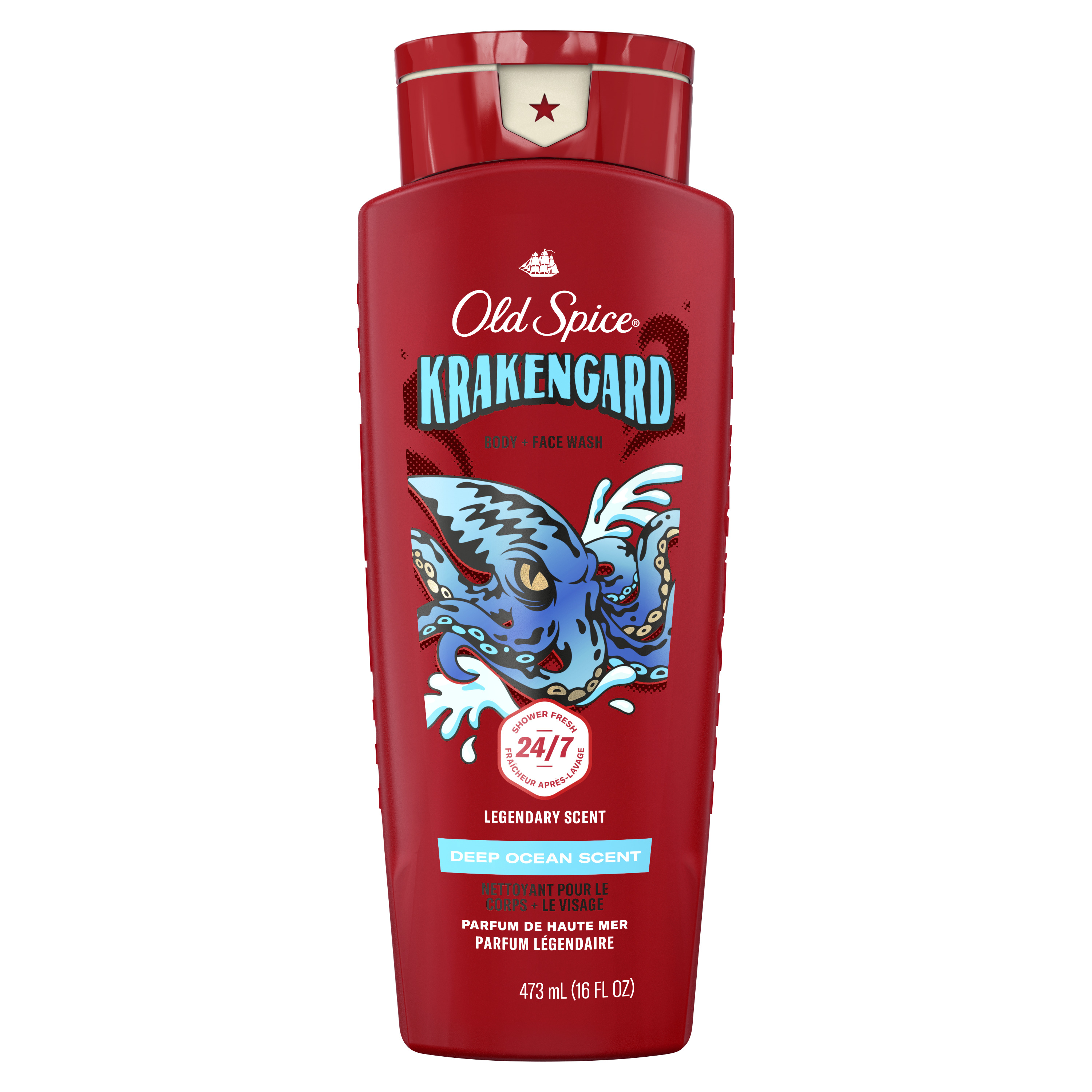 old spice Old Spice Body Wash for Men 24/7 Shower Clean Krakengard 16 Oz