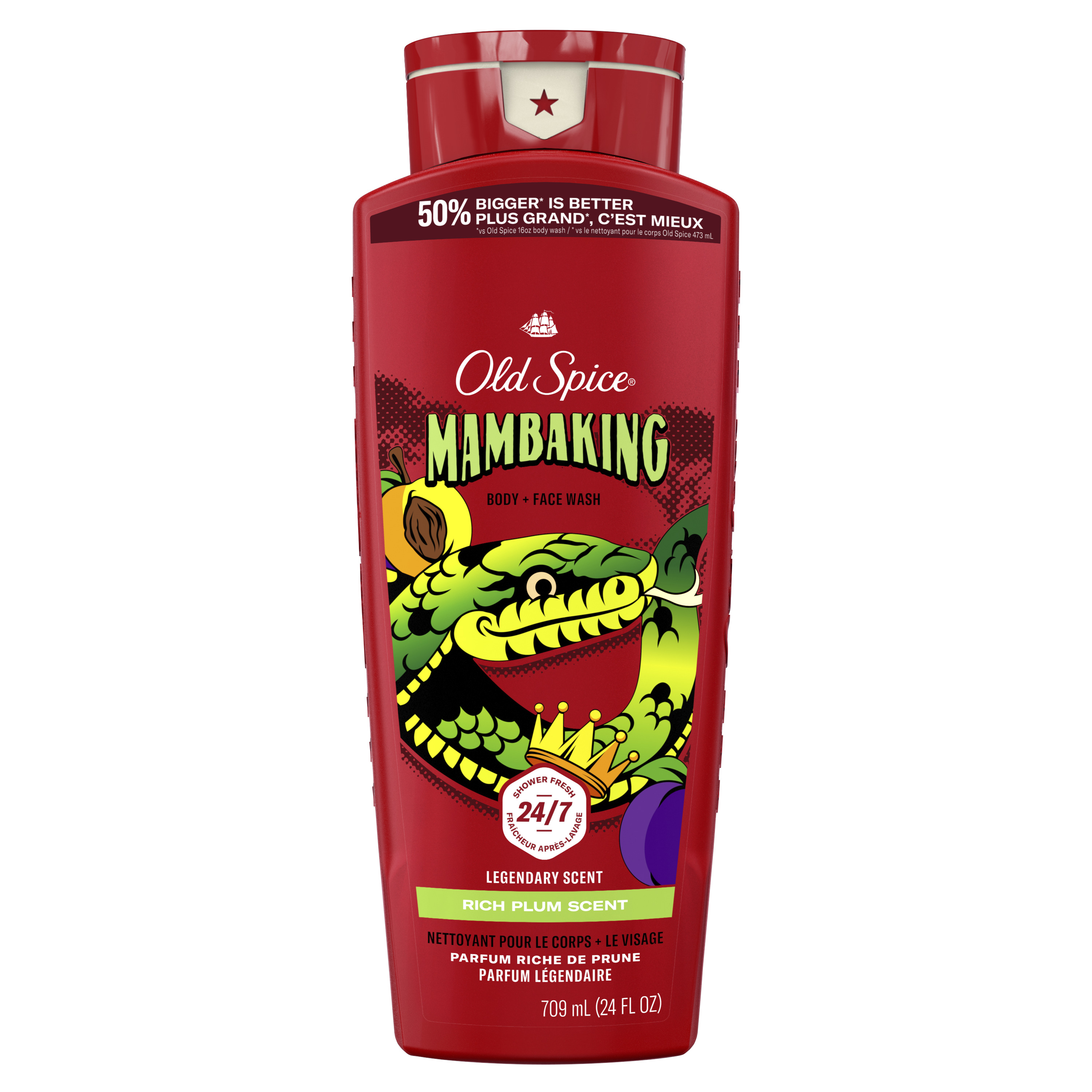 old spice Old Spice Body Wash for Men 24/7 Shower Clean Mambaking 24 Oz