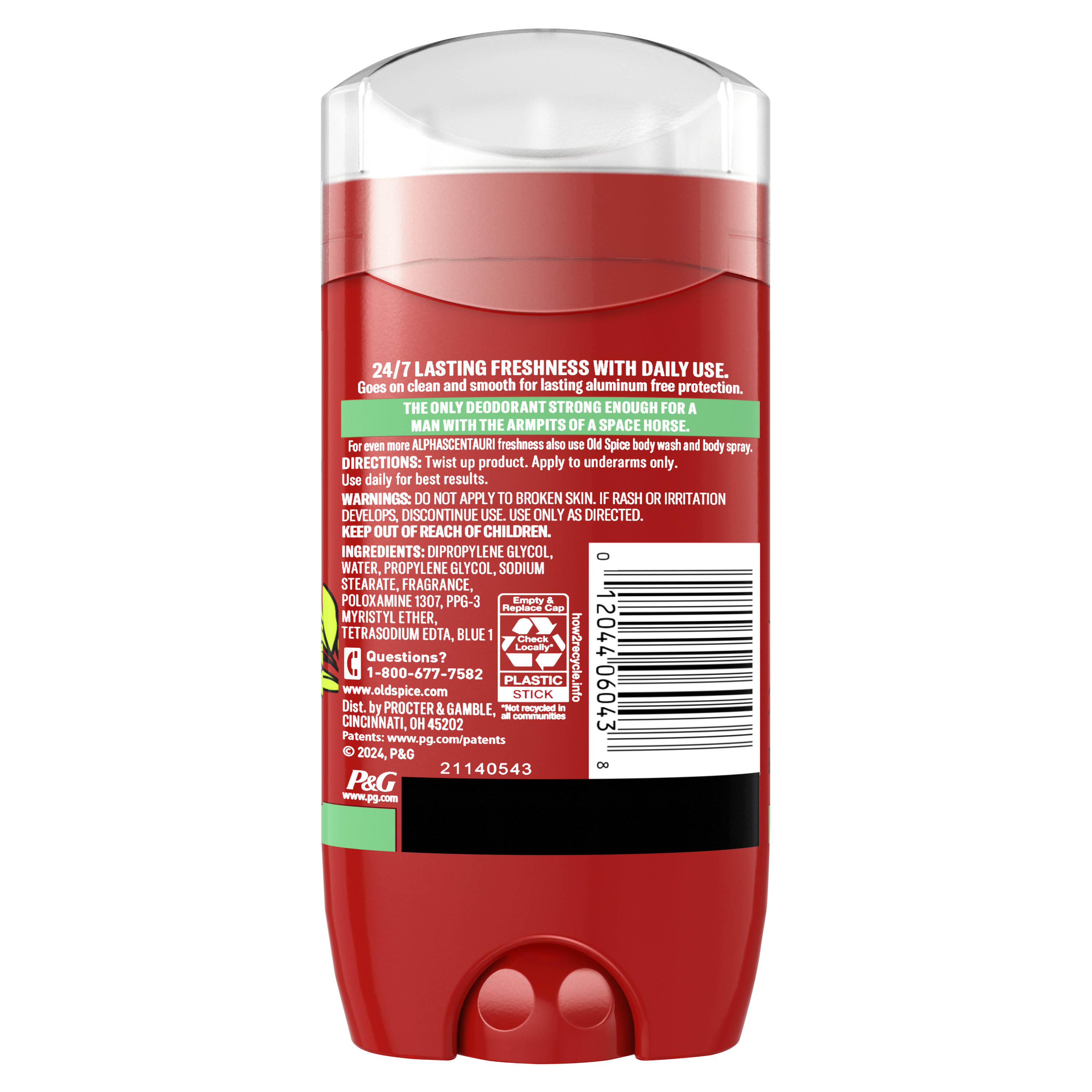 Old Spice Old Spice Deodorant For Men 24/7 Freshness Alphascentauri 3 Oz