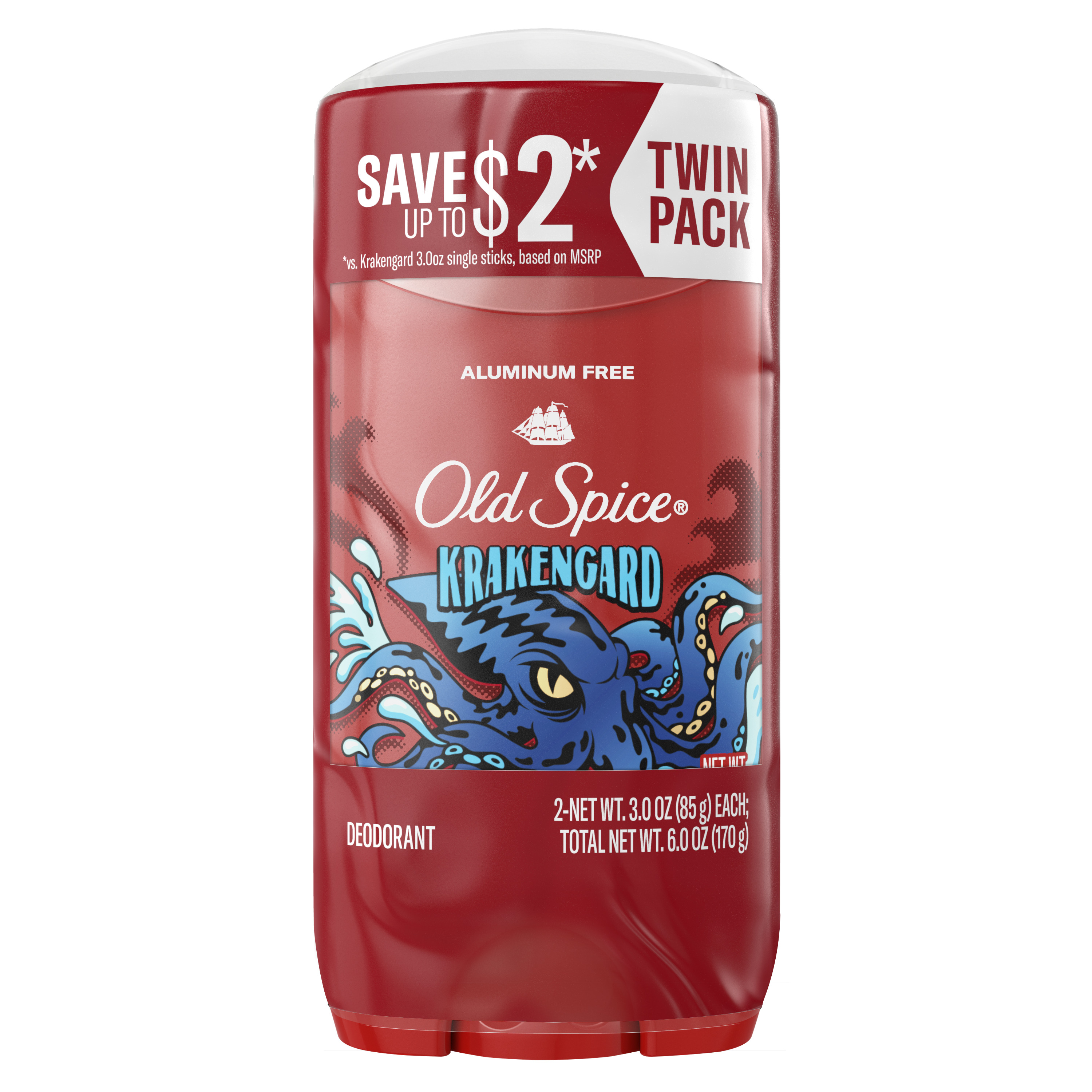 old spice Old Spice Deodorant for Men 24/7 Freshness Krakengard Twin Pack 2x 3oz