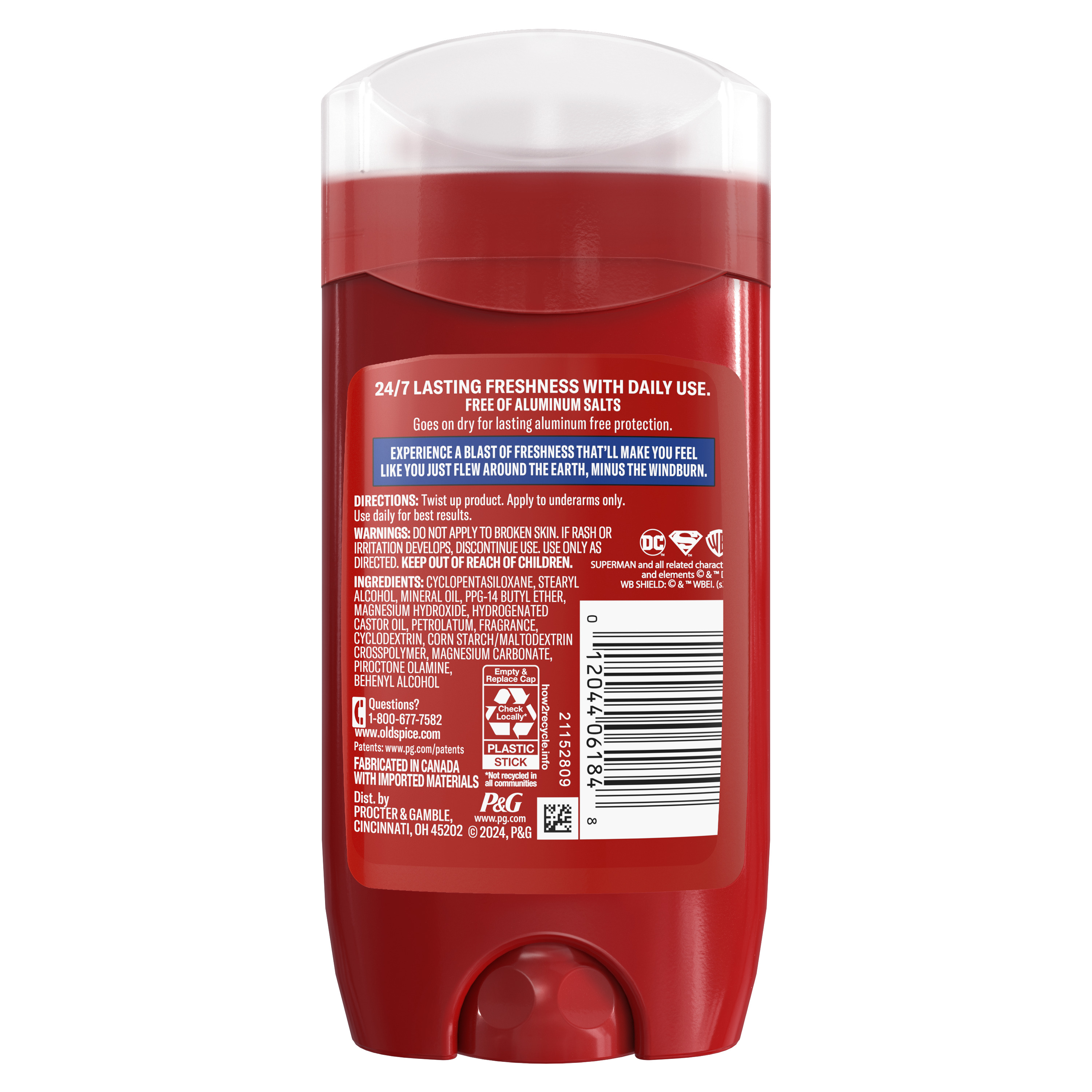 Old Spice Old Spice Deodorant For Men 24/7 Freshness Superman 3 Oz