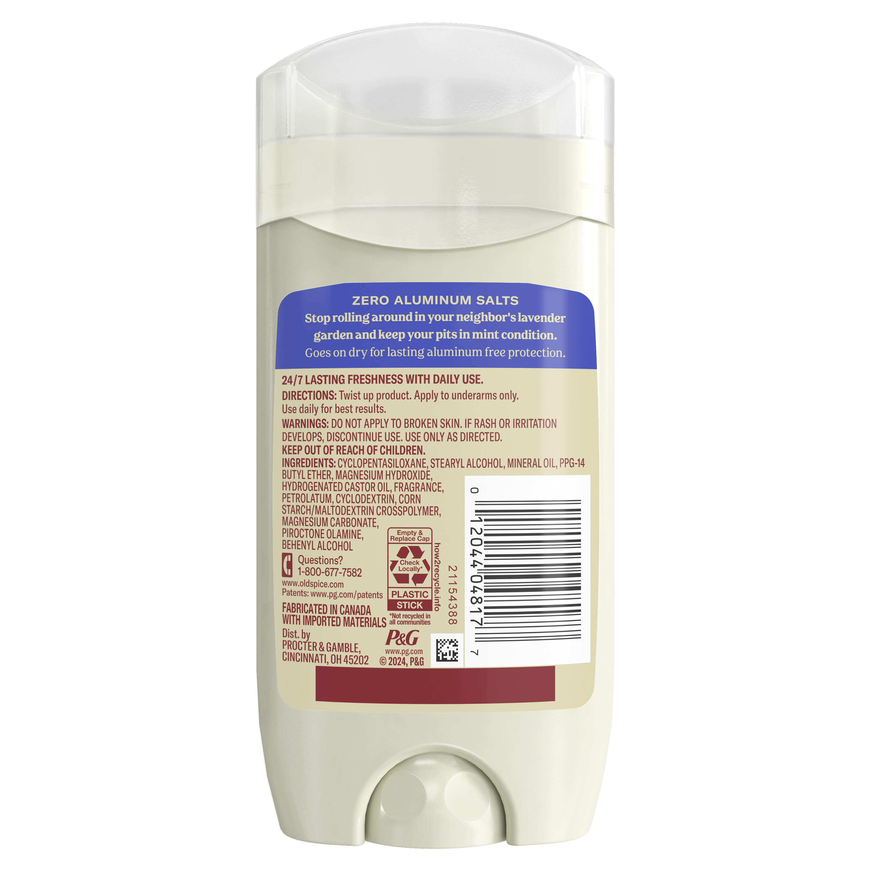 Old Spice Old Spice GentleMan's Collection Deodorant Lavender & Mint 3.0 Oz