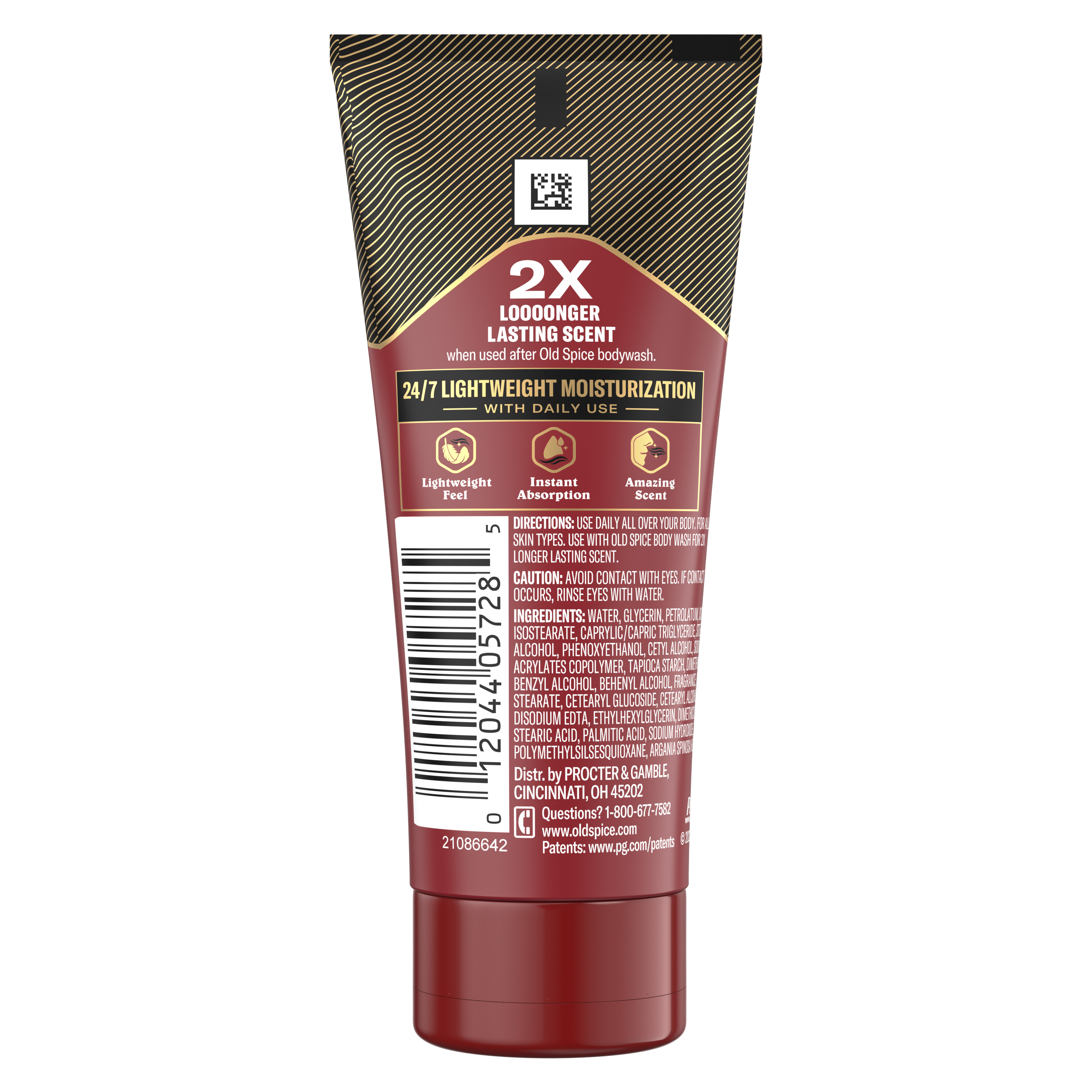 Old Spice Old Spice Hand And Body Lotion 24/7 Moisturization Swagger 3 Oz