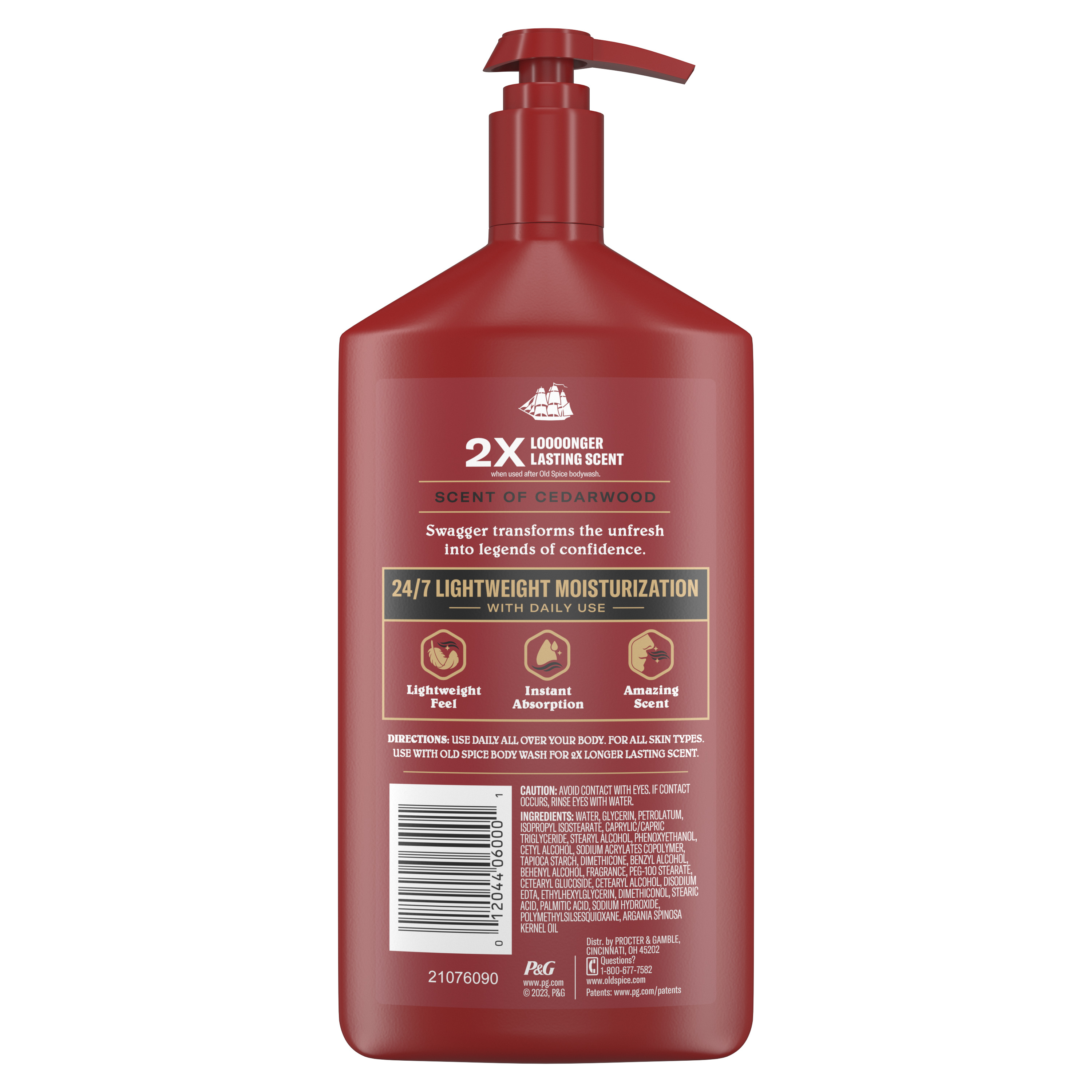 Old Spice Old Spice Hand And Body Lotion 24/7 Moisturization Swagger 16 Oz