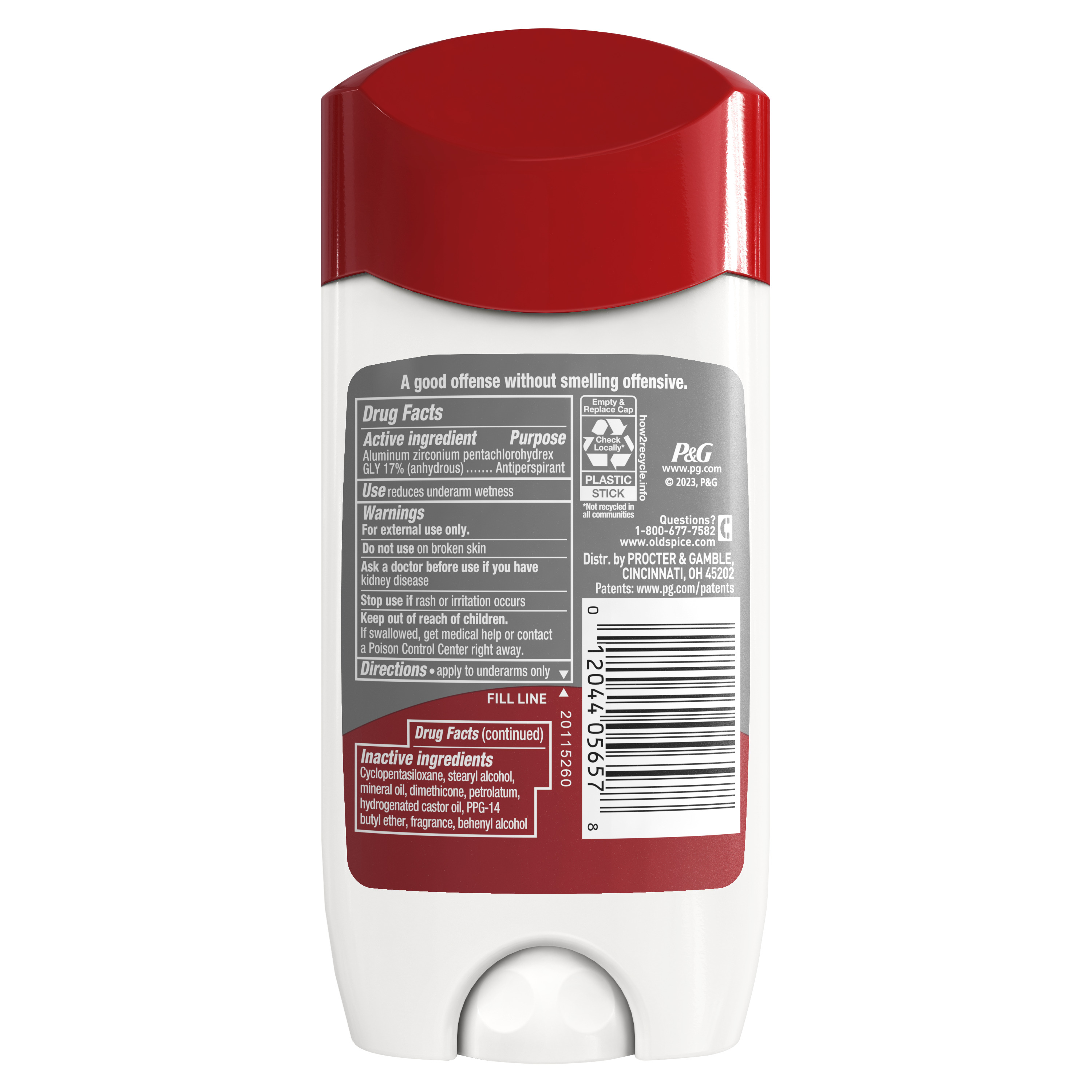 Old Spice Old Spice High Endurance Anti-Perspirant Deodorant For Men Fresh Scent 3.3 Oz