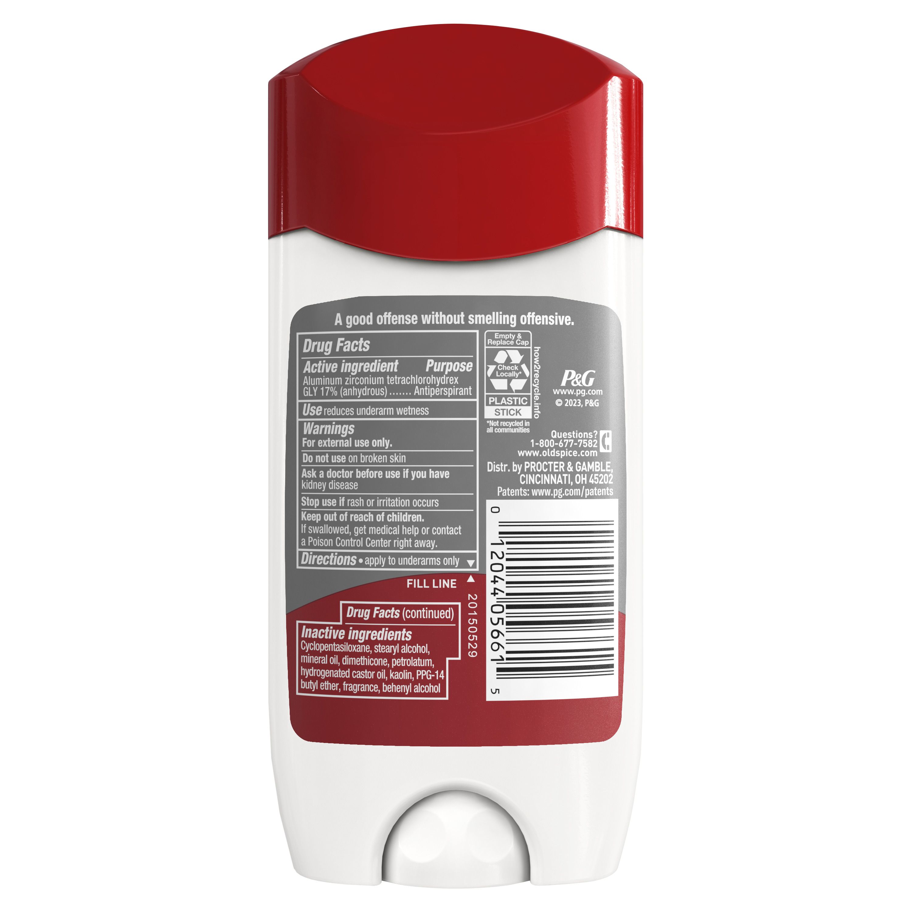 Old Spice Old Spice High Endurance Anti-Perspirant Deodorant For Men Pure Sport Scent 3.3 Oz