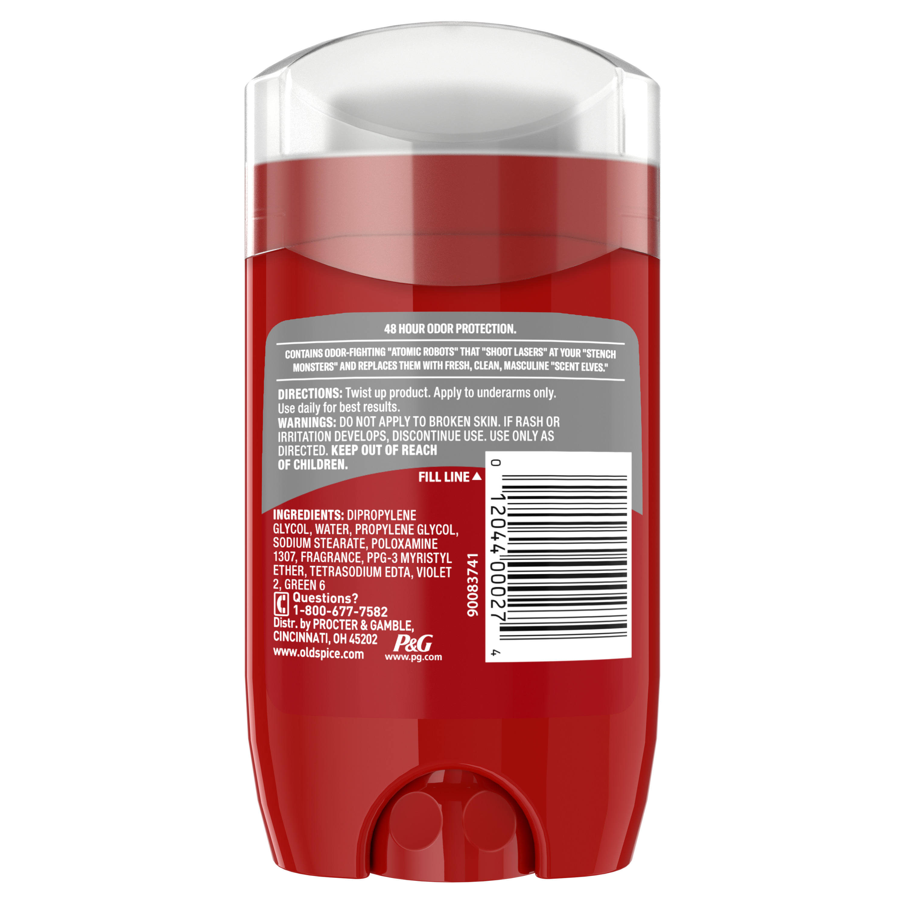 Old Spice Old Spice High Endurance Deodorant For Men Aluminum Free Pure Sport Scent 2.25 Oz