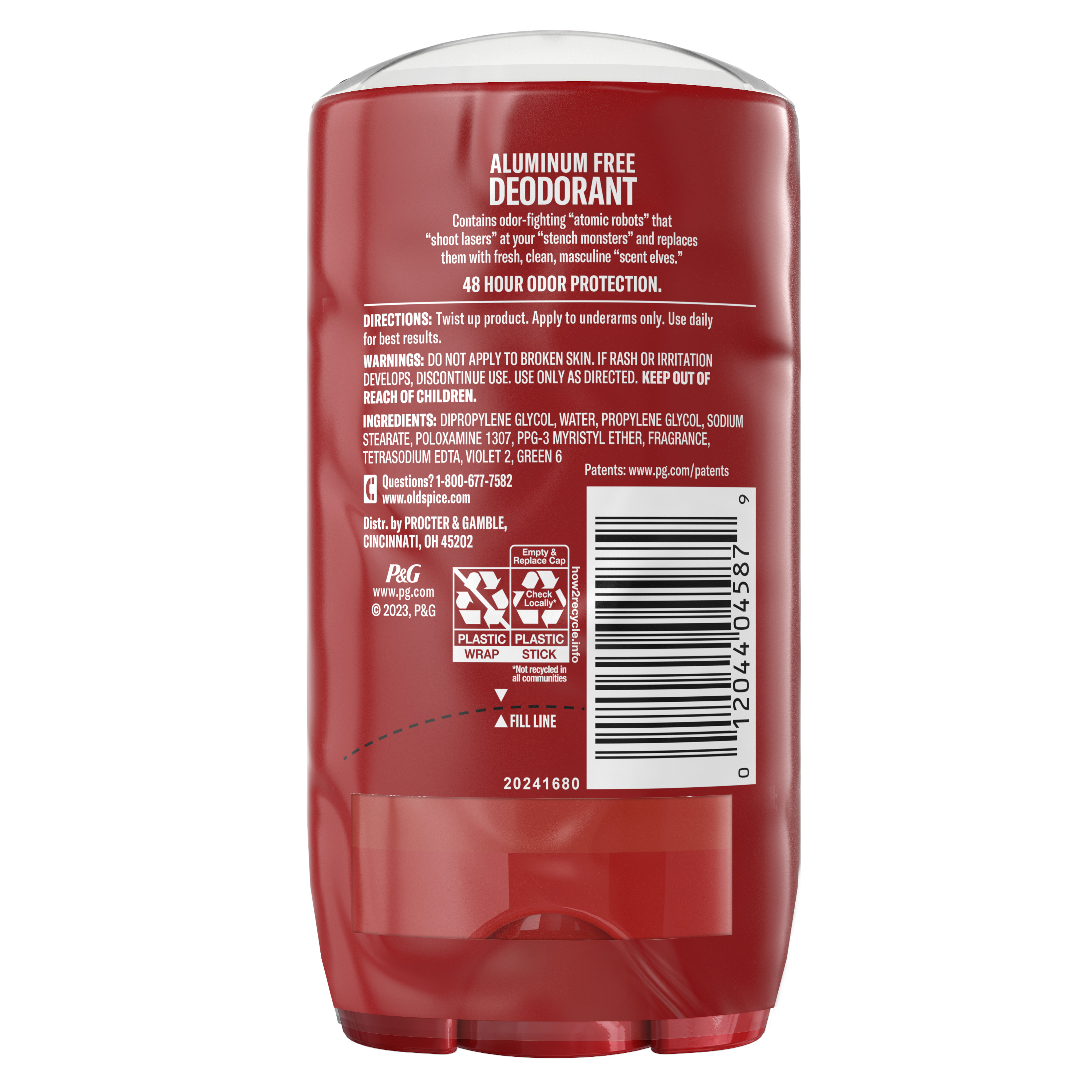 Old Spice Old Spice High Endurance Deodorant For Men Aluminum Free Fresh Scent 2.4 Oz Twin Pack