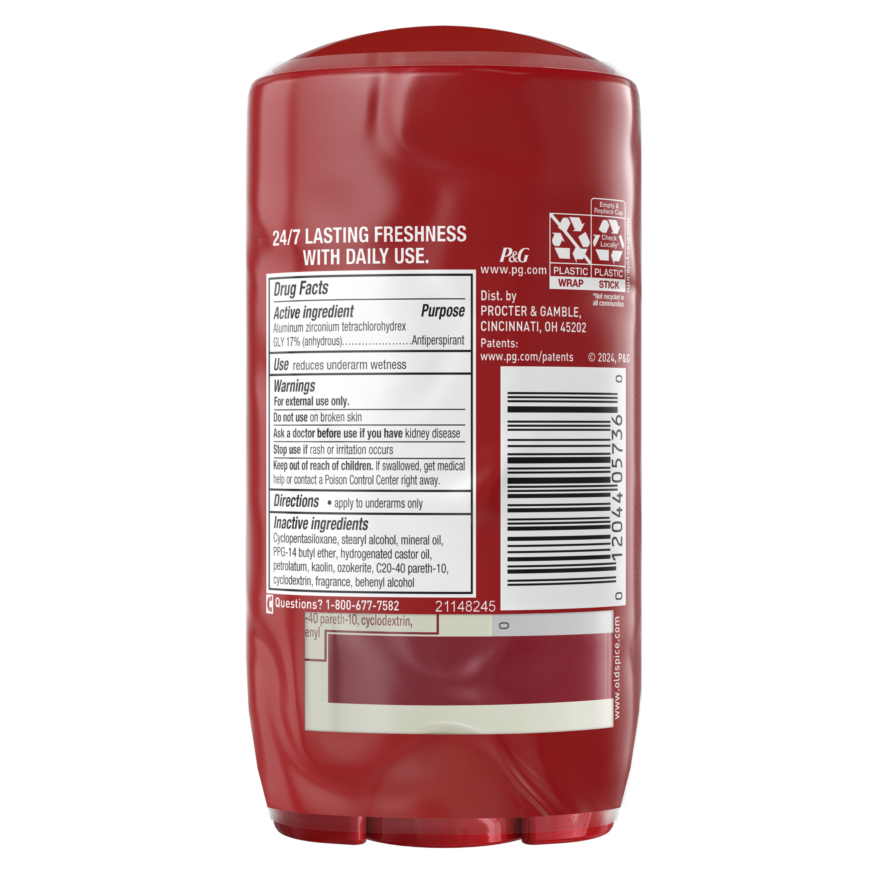 Old Spice Old Spice Men's Antiperspirant And Deodorant Oasis Twin Pack 2x 2.6 Oz