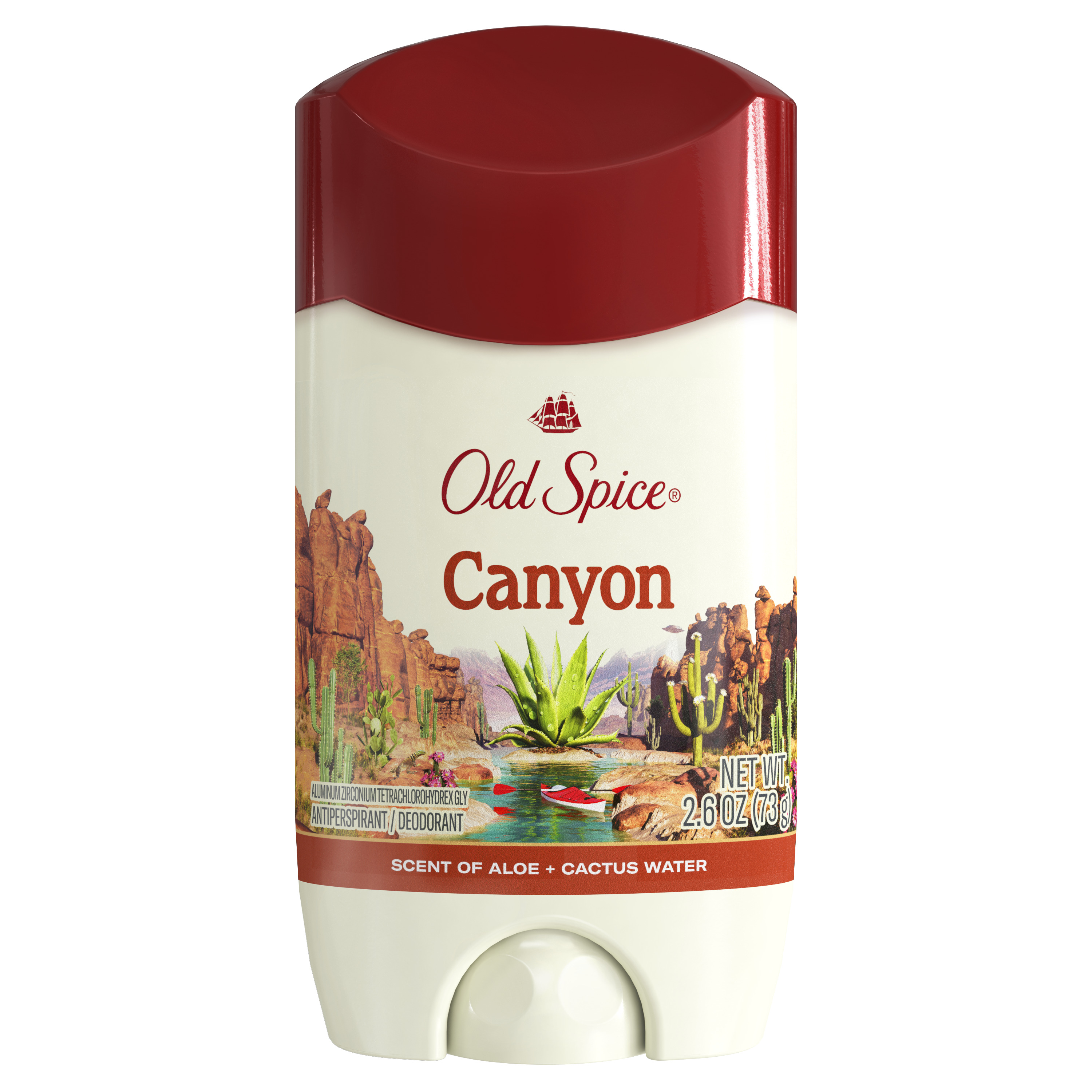 old spice Old Spice Men's Antiperspirant & Deodorant Canyon with Aloe 24/7 Sweat Protection 2.6oz