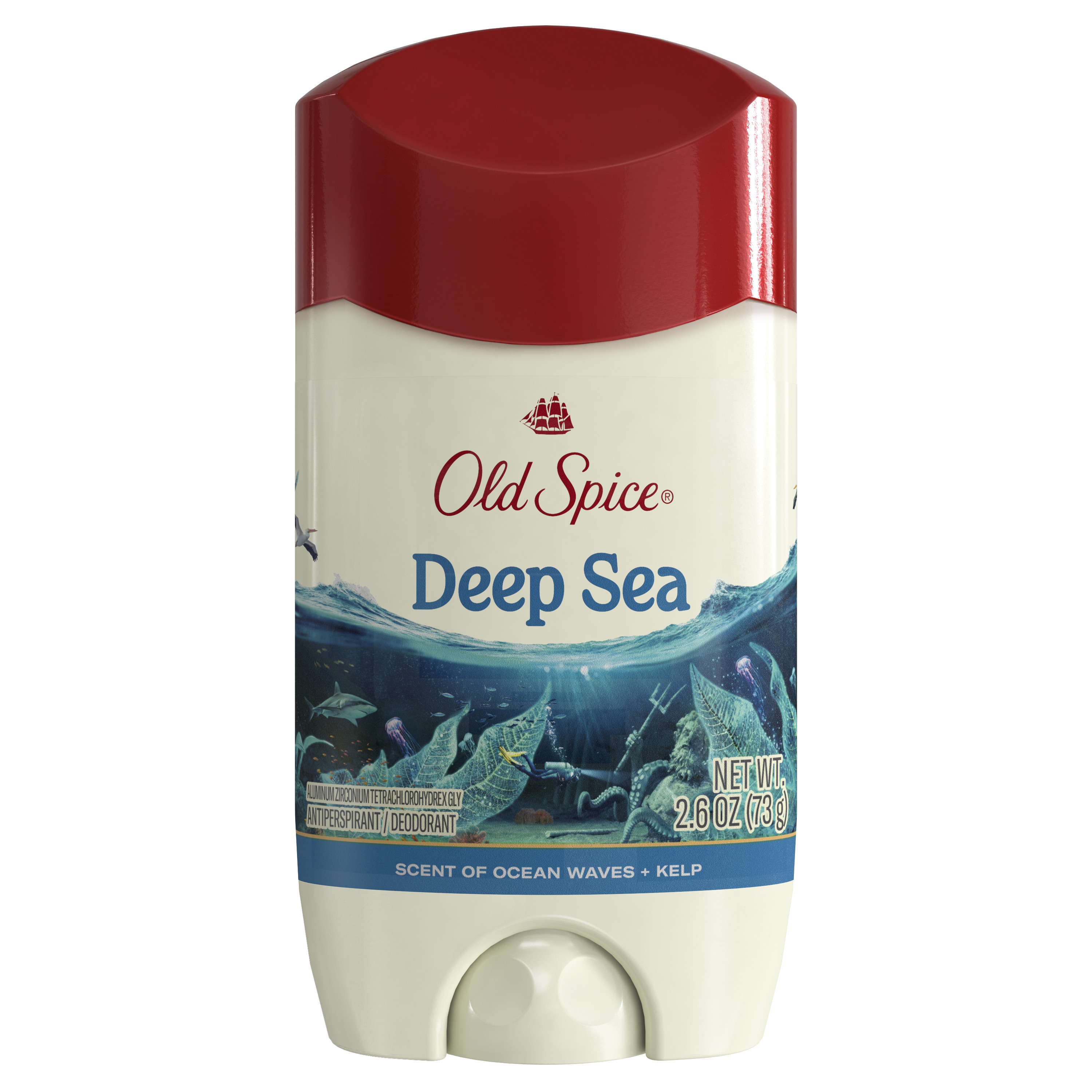old spice Old Spice Men's Antiperspirant & Deodorant Deep Sea with Ocean Elements 2.6 Oz