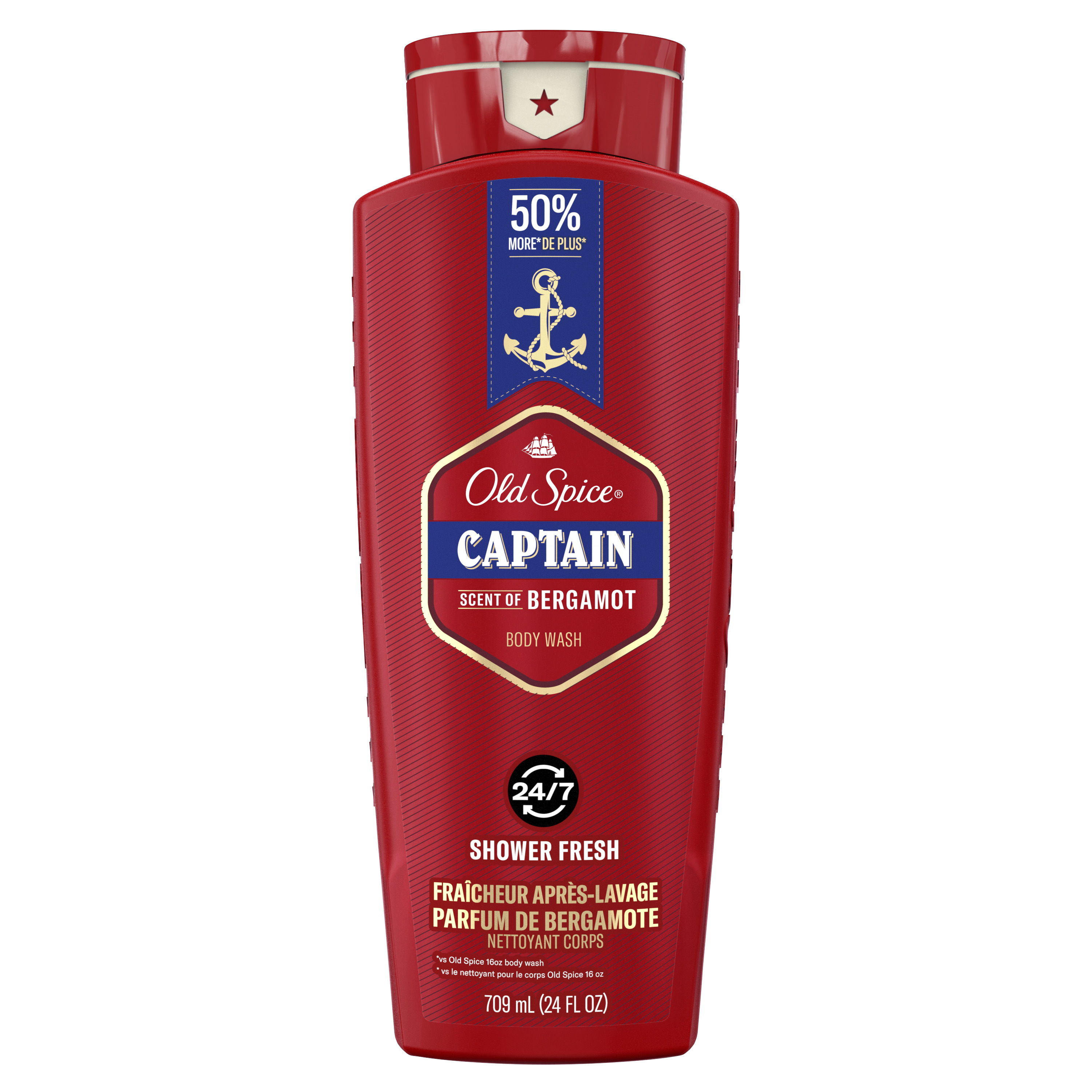 old spice Old Spice Men's Body Wash Captain Scent 709ml (24 fl. Oz)