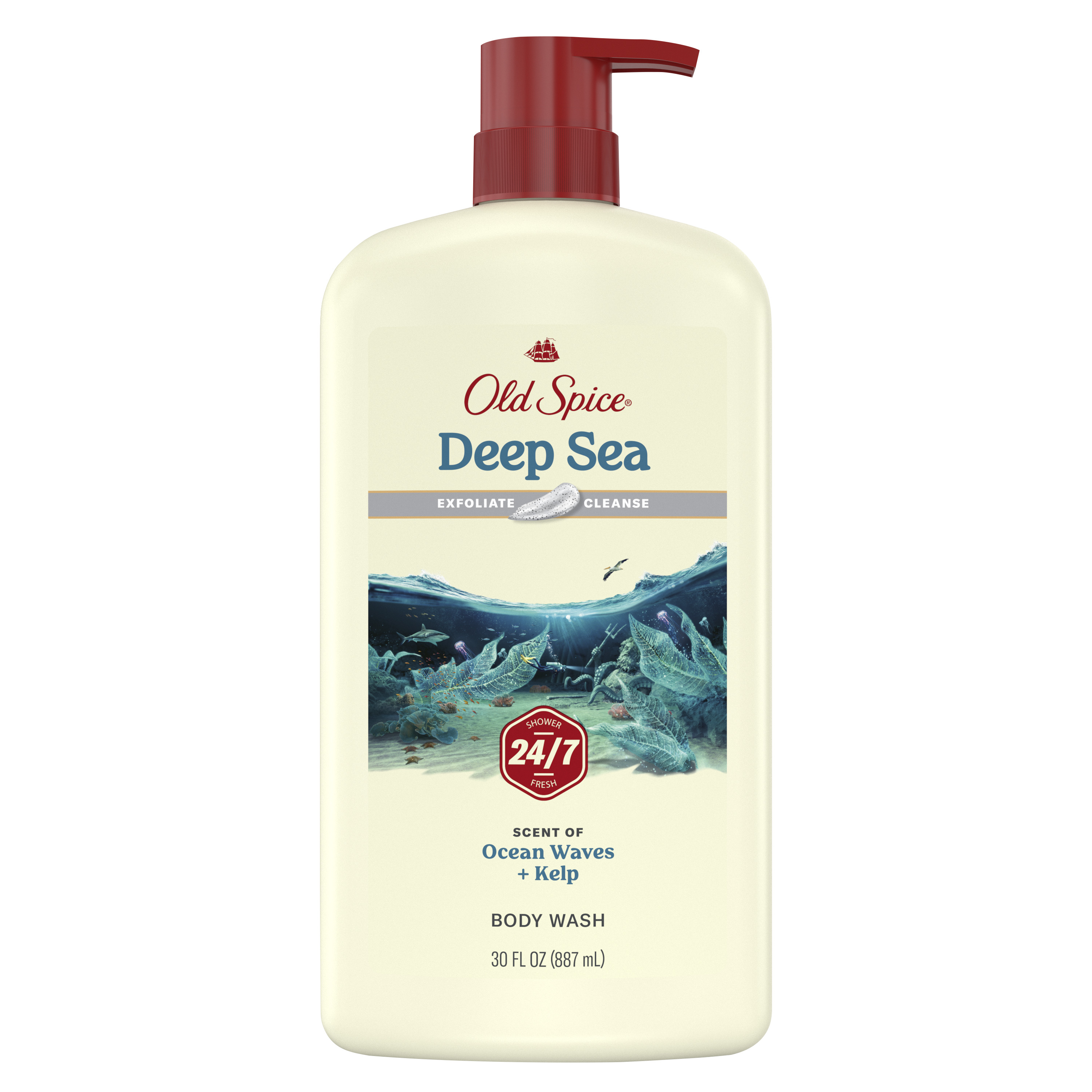 old spice Old Spice Men's Body Wash Deep Cleanse with Deep Sea Minerals 30 Oz